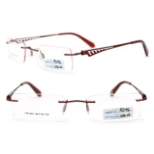 Spectacles Frame Rimless Metal Glasses (BJ12-146)